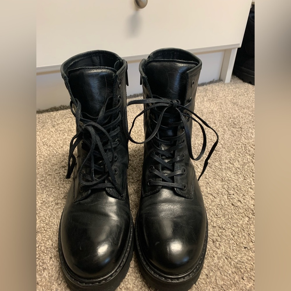 Thursday brand Combat Boots never worn